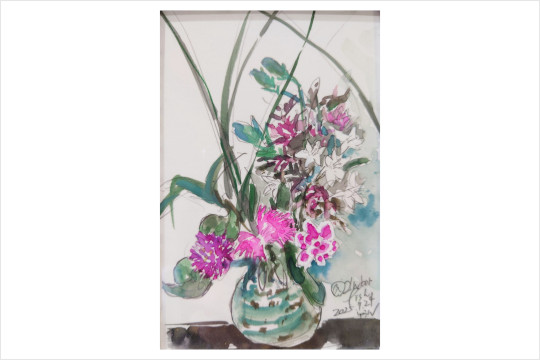 『小さい花~傾聴カフェにて~』